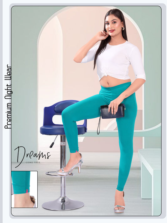 CUTEFABS ANKLE LEGGINGS AQUA BLUE